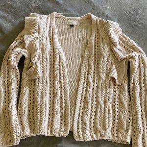 Open cardigan